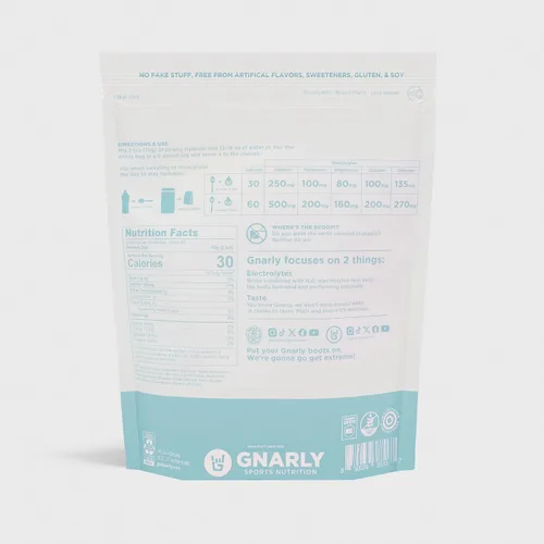 Miniatura 9 de Gnarly Nutrition Hydrate Electrolyte Powder - Mezcla de bebida hidratante para ejercicio de piña colada - Contenido NSF certificado - Solución
