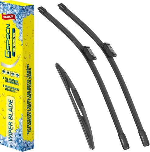 Miniatura 19 de GSPSCN 2 limpiaparabrisas de repuesto para Cooper R55, R56, R57, 2013, 2014, 2015, 19 + 18 pulgadas (juego de 2)