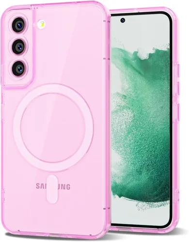 Miniatura 18 de Svanove Funda para Samsung Galaxy S22 Transparente Compatible con Magsafe Silicone, Funda Magnética Mag Safe Transparente Delgada Bonita, Estética