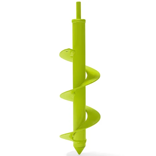 XtremepowerUS Taladro de bulbo de flores para plantas de jardín, poste rápido de 3.5 x 12 pulgadas para maceta o excavadora de agujeros para
