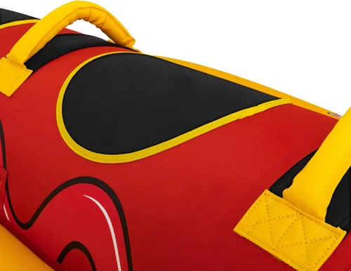 Miniatura 3 de Airhead Hot Dog Towable Tube for Boating, 1-5 Rider Inflatable Boat Tube for Water Tubing, Full Nylon Cover, EVA Padding, Foam Padded Handles