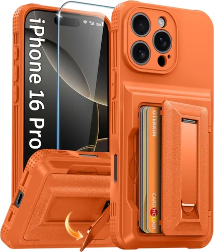 Miniatura 31 de Oterkin Funda tipo cartera para iPhone 17 Pro Max [4-5 tarjeteros] [soporte de soporte] [protección completa de la cámara] [bloqueo RFID] iPhone 17