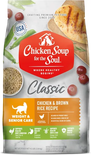 Miniatura 14 de Chicken Soup for Soul Pet Food Indoor Cat - Atún y arroz integral, bolsa de 4.5 libras, para todas las etapas de la vida, comida seca para gatos