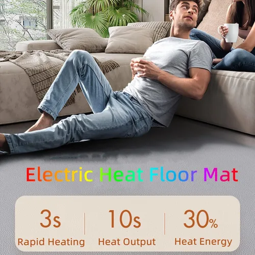 Miniatura 2 de Calentador de Piso Radiante por Infrarrojos, Alfombra Eléctrica Calefactada, Alfombra Calefactada Eléctrica, Calentador de Piso
