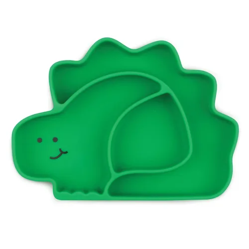 Miniatura 8 de Bumkins Disney Plato de Succión para Niños Pequeños y Bebés, Plato con Agarre de Silicona, Alimentación Dirigida por el Bebé, Suministros de Winnie