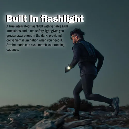 Miniatura 7 de Garmin Fenix 8 AMOLED Premium Multisport GPS Smartwatch gris pizarra con banda de silicona negra, linterna LED incorporada, paquete de reloj