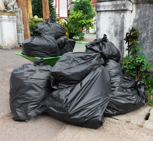 Miniatura 9 de Bolsas de basura de 95-96 galones, enormes 25 bolsas con lazos, bolsas de basura extra grandes, 90 galones, 95 galones, 96 galones, bolsas de basura