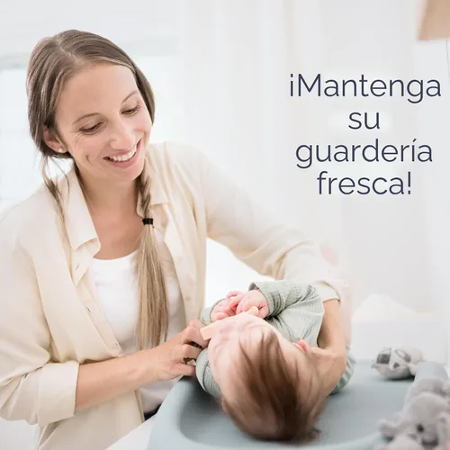 Miniatura 10 de Diaper Genie Juego de regalo exclusivo Incluye recarga fácil de rollo con 48 bolsas Capacidad para hasta 2256 pañales para recién nacidos