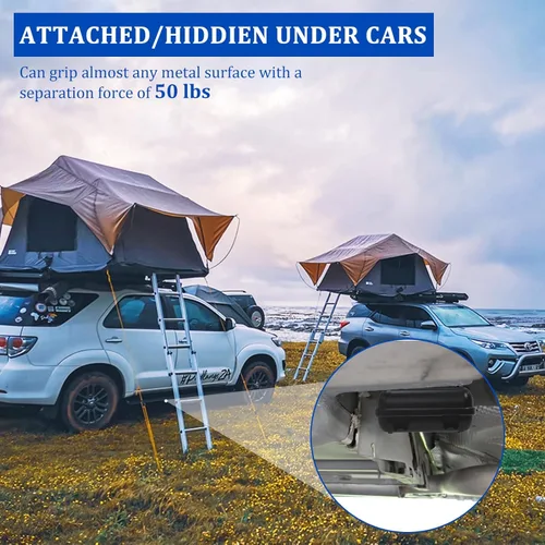 Miniatura 2 de Caja Magnética para Llaves, Oculta una Llave Caja Magnética Impermeable para Coche para Exteriores Viajes, Oculta una Caja de Llaves para Coches
