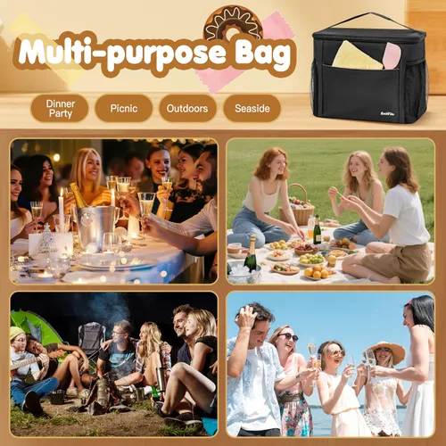 Miniatura 7 de Bolsa de almacenamiento para máquina de fuente de chocolate, compatible con la máquina eléctrica Nostalgia de 3/4 niveles para fondue de chocolate