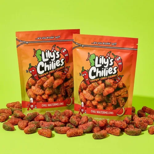 Miniatura 7 de Lilys Chilies, Caramelos masticables agrios y chiles (cinturones de manzana con chile)