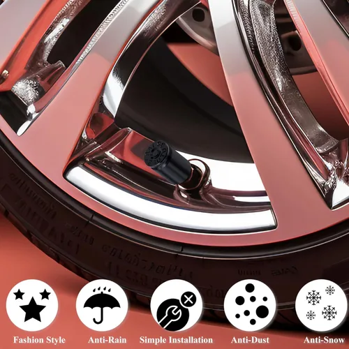 Miniatura 5 de Tapas de válvula de neumático, bala, aleación de aluminio, cubiertas universales a prueba de polvo para automóviles, SUV, camiones, bicicletas