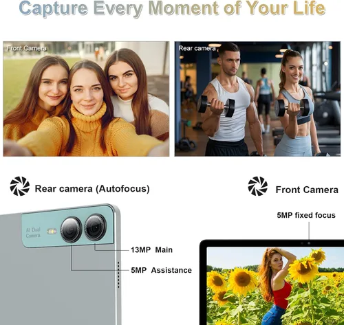 Miniatura 6 de Tablet Android de 11 pulgadas, 18 GB de RAM, 128 GB de ROM, expansión de 1 TB, pantalla 2K, T616 Octa-Core, WiFi 5G, cámara de 13 MP+5 MP+5 MP