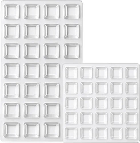 Miniatura 11 de Pies de goma negras (paquete de 53) almohadillas autoadhesivas – Parachoques cuadrados altos adhesivos para electrónica, altavoces, laptop, Negro