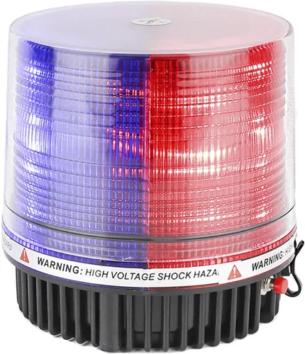Miniatura 9 de Baliza Giratoria Inalámbrica Ámbar/Blanca Naranja con Batería, Luz de Advertencia Estroboscópica LED para Techo Superior, Luces de Emergencia