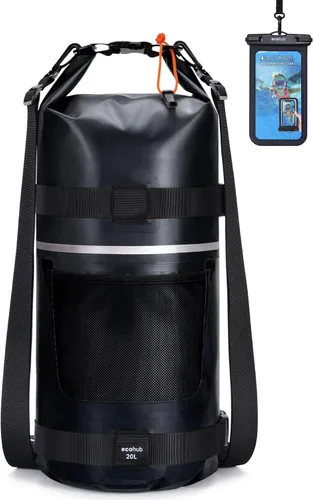 Miniatura 17 de ECOHUB - Bolsa seca impermeable para mujeres y hombres, 5 L/10 L/20 L, ligera, con tapa enrollable, mochila de almacenamiento seca para viajes