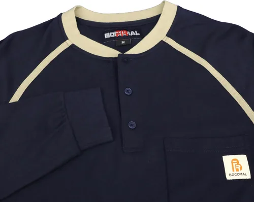 Miniatura 11 de BOCOMAL FR Shirts - Camisa ligera de 5.5 onzas de manga corta y resistente al fuego/ignífuga