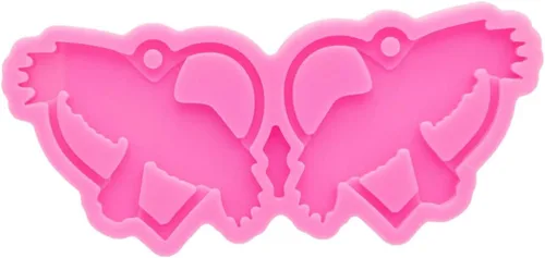 Miniatura 8 de Molde de aretes de resina de corazón para el día de San Valentín, moldes de joyería de silicona para fundición epoxi de bricolaje, aretes, 425.2 in