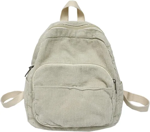 Miniatura 2 de Mochila pequeña para mujer y mujer, mochila estética, Beige, Tendencia