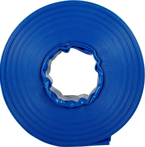 Miniatura 9 de Manguera de Descarga VEVOR, 3" x 105', Manguera de PVC Plana, Manguera de Retrolavado y Drenaje Resistente con Abrazaderas, Resistente a