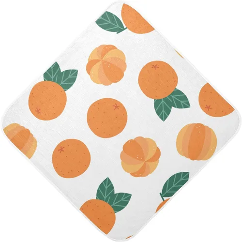 YETTASBIN Toalla de baño naranja para bebé, ultra suave, absorbente, de algodón, con capucha, para recién nacido, niño, niño, regalo de registro