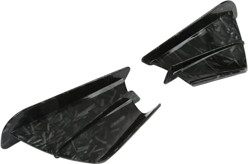 Miniatura 7 de Aleta de viento lateral para motocicleta, alerón lateral de motocicleta, carenado delantero, aletas aerodinámicas para Z900 Z1000 (negro brillante)