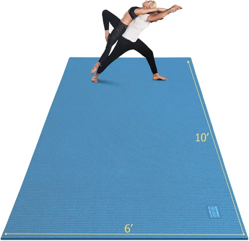Miniatura 9 de GXMMAT Large Yoga Mat 12'x6'/10'x6'/6'x8'(7mm), Extra Thick Workout Mats for Home Gym Flooring, Ultra Comfortable Non-Slip Quick Resilient Barefoot