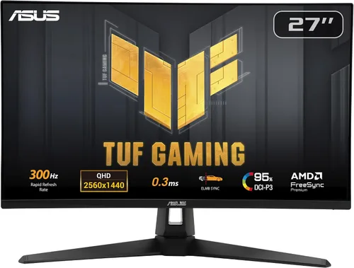 Miniatura 12 de ASUS TUF Gaming Monitor para juegos 2K HDR de 27 pulgadas (VG27AQ) - QHD (2560 x 1440), 165Hz (soporta 144 Hz), 1 ms, desenfoque de movimiento