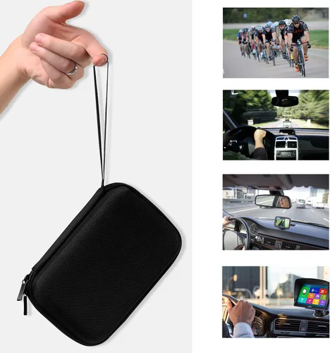 Miniatura 9 de MoKo Funda de transporte GPS de 5 pulgadas, bolsa protectora portátil para navegador GPS de coche, Garmin/Tomtom/Magellan con pantalla de 5