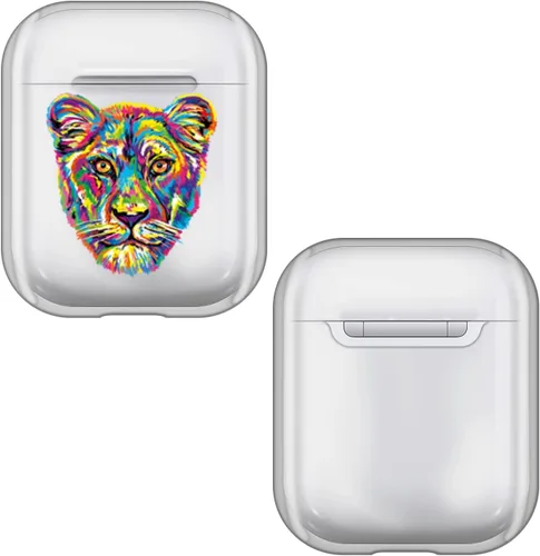 Miniatura 19 de Head Case Designs P.D. Moreno - Funda de carga de cristal duro transparente con licencia oficial de P.D. Moreno, con diseño de animales