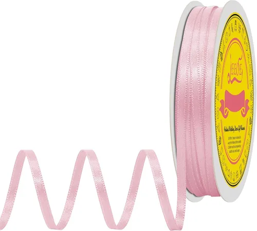 Miniatura 305 de Cinta de satén blanca antigua de doble cara de 1-1/2 pulgadas x 50 yardas, cinta de poliéster para envolver regalos, día de San Valentín, bodas