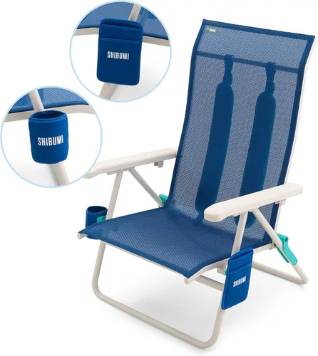 Miniatura 7 de Shibumi Shade Silla de playa portátil para adultos Marco de grado marino antioxidante Capacidad de 300 libras Correas acolchadas