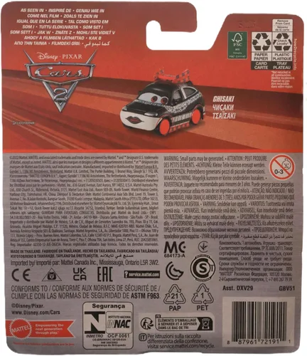 Miniatura 3 de Disney Pixar Cars Chisaki - Metal