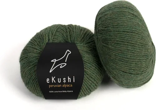 Miniatura 16 de 100% Hilo de Alpaca para Bebé para Tejer y Ganchillo - Juego de 3 Madejas de Hilo Premium DK - Ligero, Hipoalergénico y Térmico Hecho en Perú - N010