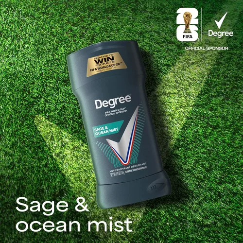 Miniatura 3 de Degree Desodorante antitranspirante para hombre, salvia y niebla oceánica, protección contra el sudor y el olor de 72 horas, antitranspirante