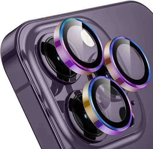 Miniatura 8 de WSKEN Protector de lente de cámara para iPhone 14 Pro/iPhone 14 Pro Max, [modo de disparo nocturno] Protector de pantalla de vidrio templado HD