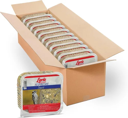 Miniatura 2 de Pasteles de Sebo Lyric Supreme de Semillas para Aves Silvestres, 12 oz. (Paquete de 12)
