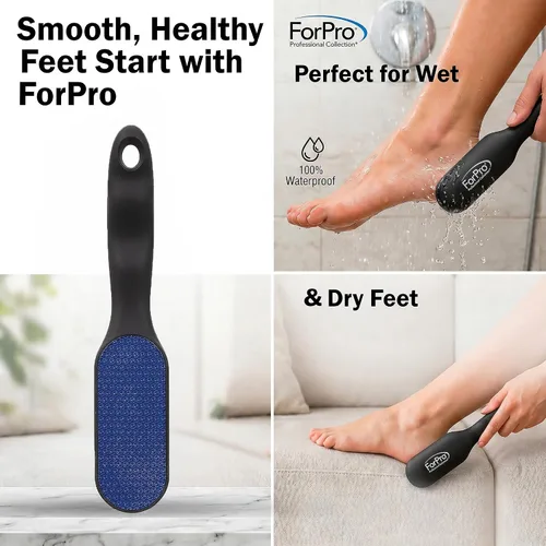 Miniatura 4 de ForPro Nano Glass - Removedor de callos para pies, limpiador de pies de doble cara para talones agrietados y piel muerta, herramienta de pedicura