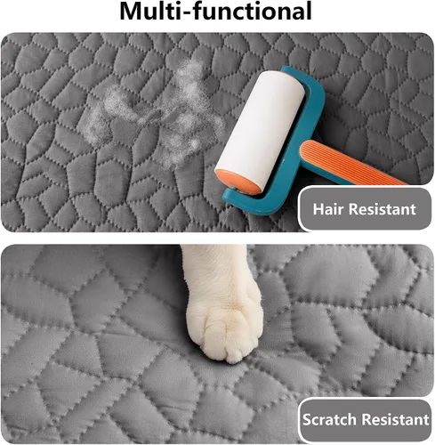 Miniatura 4 de Manta impermeable para perro, lavable, antideslizante, fundas de sofá para mascotas, resistentes al pelo de mascotas, para cama, silla, muebles
