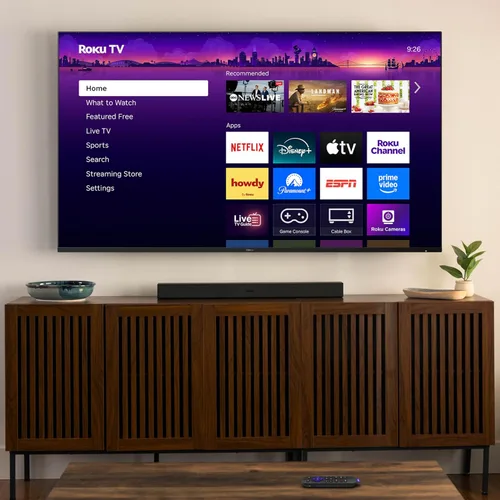 Miniatura 14 de Roku Smart TV 2025 – Serie Pro de 55 pulgadas, TV Mini-LED – RokuTV con Control Remoto por Voz Retroiluminado Pro – Televisión 4K QLED de Pantalla