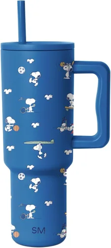 Miniatura 25 de Simple Modern Disney - Vaso de 40 onzas con asa y tapa con pajilla, botella de agua reutilizable aislada de acero inoxidable de viaje, regalos
