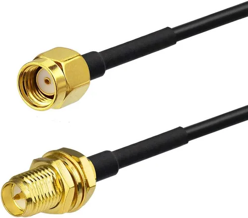 Miniatura 3 de Bingfu Cable de extensión de antena WiFi RP-SMA macho a RP-SMA hembra montaje en mamparo RG174 Cable coaxial 3.3 ft 3 pies para enrutador WiFi