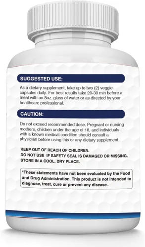 Miniatura 7 de Complejo de magnesio Suplemento 8 Elemental 1000mg - Citrato, malato para una fácil absorción para huesos, músculos, recuperación, energía, vegano