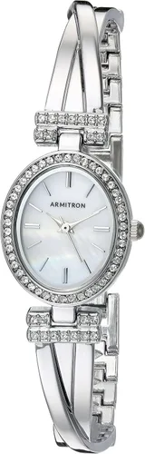 Miniatura 2 de Armitron Reloj y conjunto de pulsera de cristal premium para mujer