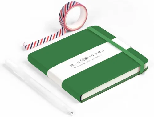 Miniatura 4 de Mifuner Cuadrado pequeño de 5 x 5 2.82 oz/m², páginas en blanco, cuadernos de bocetos, diario de viaje, tapa dura, cuaderno de escritura de pintura