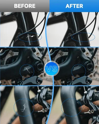 Miniatura 3 de Alpine - Pintura de retoque de bicicleta azul brillante compatible con Trek, kit de pintura de retoque – Color de coincidencia exacta para arañazos