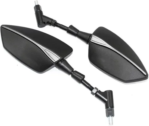 Miniatura 9 de Para Piaggio MP3 250 300 500 HPE Espejo retrovisor lateral de motocicleta (color negro)