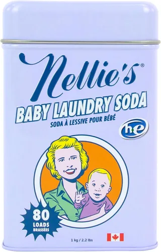 Miniatura 8 de Nellie's Soda de lavandería para bebés – Detergente para ropa en polvo a granel para piel sensible de bebés – Sin fragancia, suave y eficaz – 500