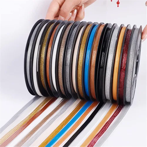 Cinta autoadhesiva para embellecer huecos, sellado de huecos de pared impermeable, cinta de huecos de azulejos de cerámica, para tina, cocina, Dorado
