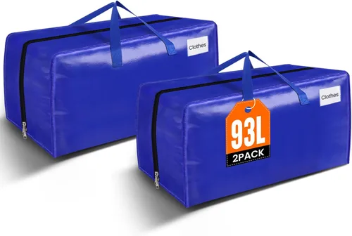 Miniatura 15 de BlissTotes Bolsas de mudanza, suministros de mudanza resistentes y bolsas de almacenamiento, bolsas de embalaje extragrandes, cajas con bolsillos
